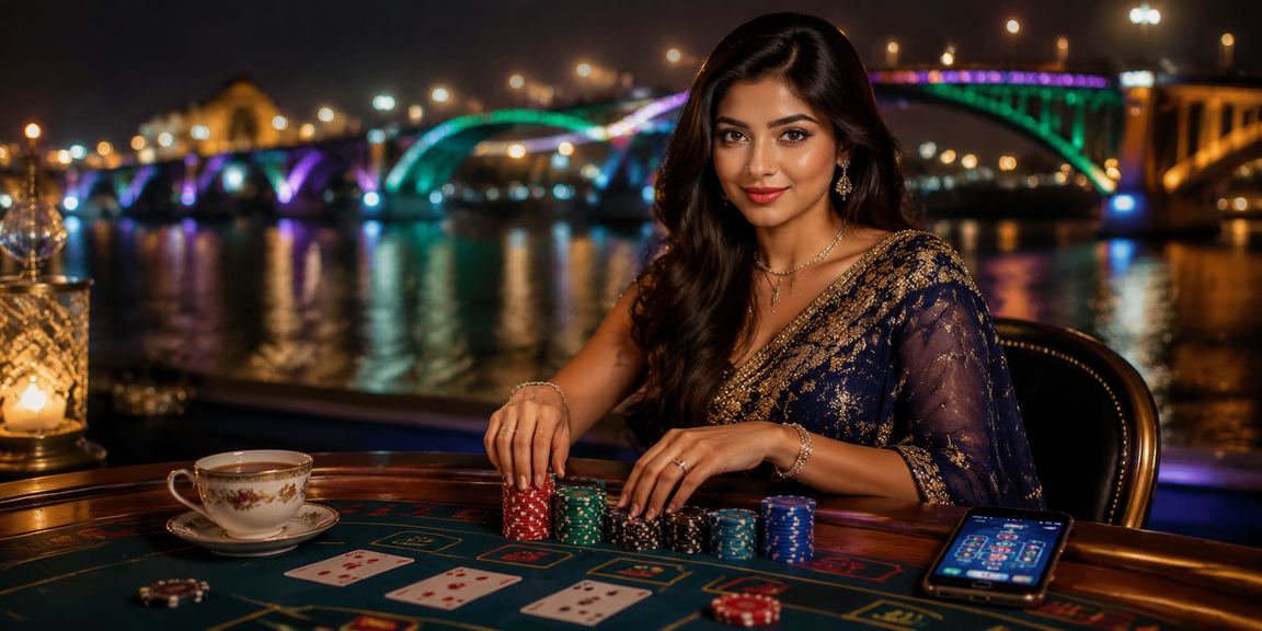 রাজশাহীতে ব্যাকারাট গেম উপভোগ করছেন একজন বাংলাদেশি খেলোয়াড়